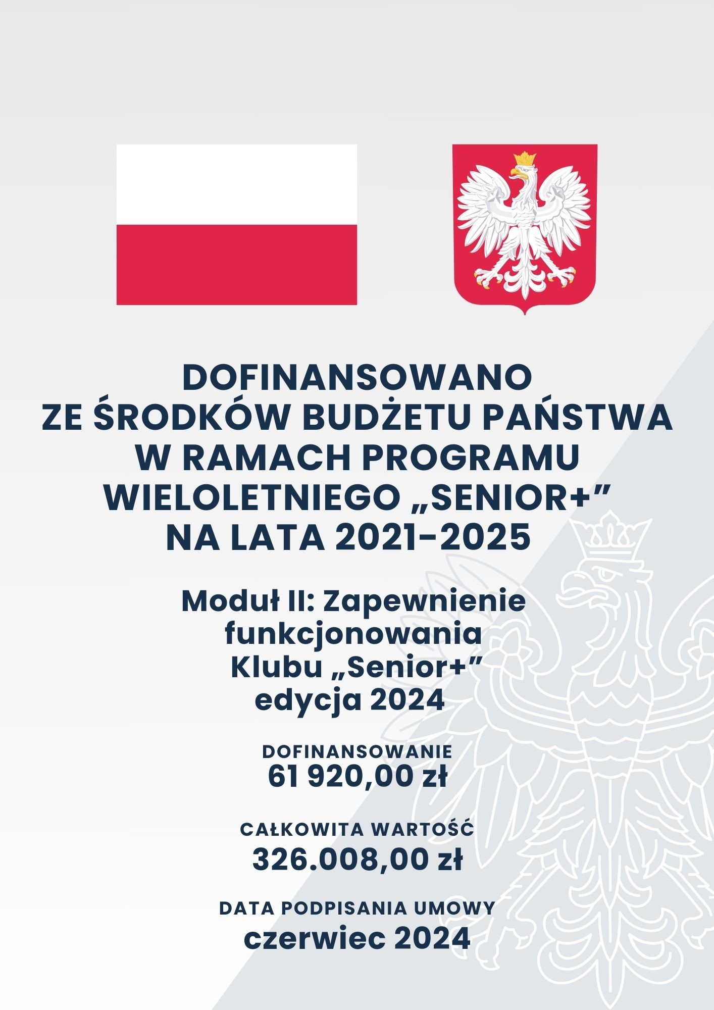Program Wieloletni „Senior+”- edycja 2024